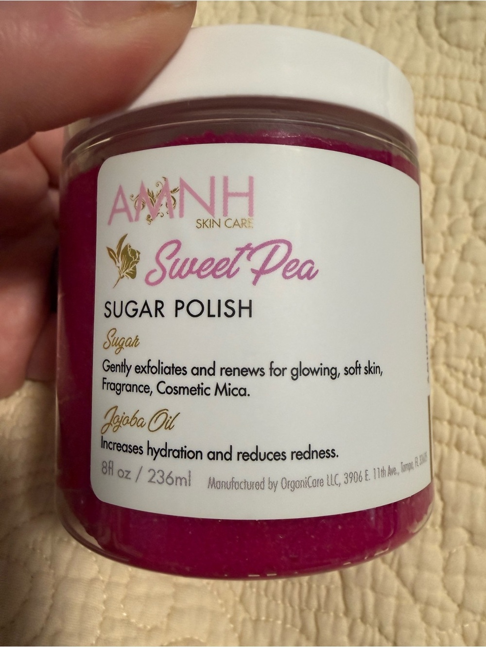 Aminnah “Sweet Pea” Sugar Polish! New